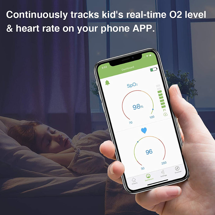 Pediatric Oxygen Monitor Continuously Track Children's Blood Oxygen